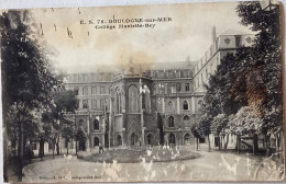 CPA Circulé 1914 , Boulogne Sur Mer (Pas De Calais) - Collège Maviette-Bey.   (115) - Boulogne Sur Mer