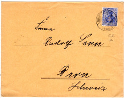 DR 1906, 20 Pf. Germania M. Perfin S.F.N. Auf Brief V. Neustadt Oberschlesien - Lettres & Documents