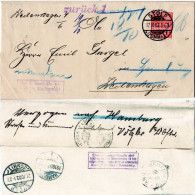 DR 1913, Frei Lt. Avers... Auf Retour Brief M. 10 Pf. V. Stopl N. Weitenhagen - Brieven En Documenten