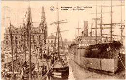 Belgien, Antwerpen Hafen M. Dampfer Van Dyck, 1930 Gebr. Sw-AK - Autres & Non Classés