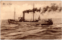 Dampfer La Panne, 1923 In Belgien Gebr. Sw-AK - Sonstige & Ohne Zuordnung