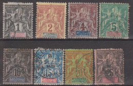 Nouvelle Calédonie N° 41 à 48 - Used Stamps