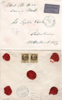 Bayern 1912, 10 Pf. Auf Brief V. Hof M. Rs. Präge Zierklappe - Cartas & Documentos