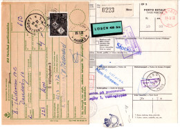 Norwegen 1972, Paketkarte V. Moss M. Schweden 4 Kr. Porto U. Zollgebühr - Lettres & Documents