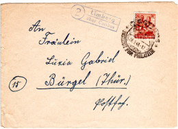 1948, Landpost Stpl. 2 LIMBERG über Cottbus Klar Auf Brief M. 24 Pf. - Cartas & Documentos