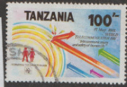 Tanzania   1991   SG 984 Telecommunication Day Fine Used - Tansania (1964-...)