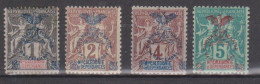 Nouvelle Calédonie N° 67 à 70 Avec Charnières - Unused Stamps