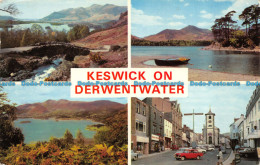 R071113 Keswick On Derwentwater. Multi View. Jarrold. Sanderson And Dixon. 1976 - World