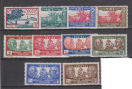 Nouvelle Calédonie N° 180 Et 189 Avec Charnières - Unused Stamps