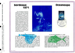 Rare Feuillet PAC (précurseur De CEF) De 1971 -  Bordeaux 1971, OCEANEXPO - 1970-1979