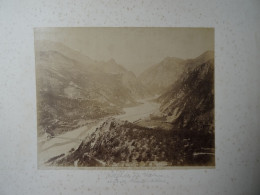 PHOTOGRAPHIE 1890 Pont CHARLES-ALBERT ST MARTIN DU VAR NICE Chemin De Fer Sud - Europa