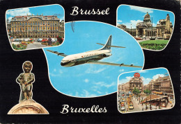 Belgique Bruxelles Avion Caravelle Sabena CPSM GF - Brüsseler Flughafen