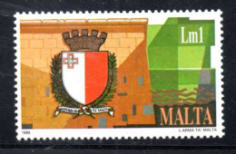 *** Malta, 1989, Michel 815, MNH, New Coat Of Arms - Malta