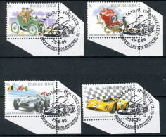 (B) 2649/2652 MNH FDC 1996 - 100 Jaar Autoraces In Spa. - 3 - Unused Stamps