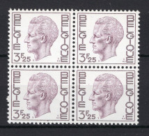 (B) 1753 MNH 1975 - Z.M. Koning Boudewijn (4 Stuks) - Unused Stamps