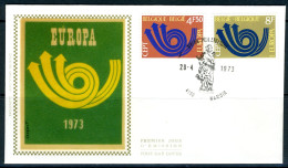 (B) 1669/1670 FDC Z/s 1973 - Europa. - 1971-1980