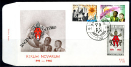(B) 1360/1362 FDC 1966 - 75e Verjaardag Van Rerum Novarum. - 1961-1970