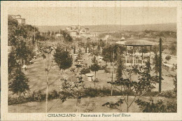 CHIANCIANO ( SIENA ) PANORAMA E PARCO SANT'ELENA - EDIZIONE CARDINALI - 1930s  (20843) - Siena