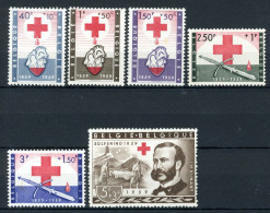 (B) 1096/1101 MNH 1959 - Ten Voordele Van Het Rode Kruis. - Unused Stamps