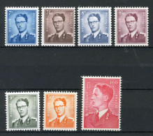 (B) 1069b/1075 MNH 1957 - Z.M. Koning Boudewijn. - Unused Stamps