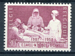 (B) 1038 MNH 1957 - Ziekenverpleegsterschool. - Unused Stamps