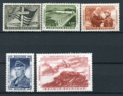 (B) 1032/1036 MNH 1957 - Ten Voordele Van Het Memoriaal Van Generaal Patton.-1 - Nuovi