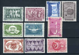 (B) 1053/1062 MNH 1958 - Verenigde Naties Op De Expo. - 1 - Unused Stamps
