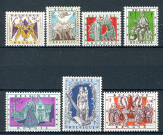 (B) 1039/1045 MNH 1957 - Belgische Folklore I. - Unused Stamps