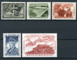 (B) 1032/1036 MNH 1957 - Ten Voordele Van Het Memoriaal Van Generaal Patton. - Nuovi