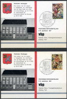 (B) Postzegeltenoonstelling Dentergem 1425/1426 FDC - 1967 - Cartes Souvenir – Emissions Communes [HK]