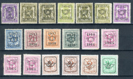 (B) Lot Preos MH - Typografisch 1936-51 (Klein Staatswapen)