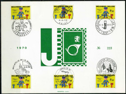 (B) Jeugdfilatelie 1528 FDC - 1970 - Cartoline Commemorative - Emissioni Congiunte [HK]