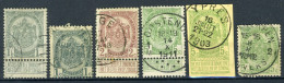 (B) Jaar 1907 Gestempeld (81-83) -10 - 1893-1907 Wappen