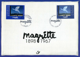 (B) Hommage Aan René Magritte 2755 HK - 1998 - Cartoline Commemorative - Emissioni Congiunte [HK]