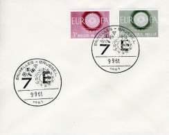 (B) FDC Envelop 1960  1150/1151 - Europa - Brieven En Documenten