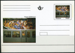 (B) BK46 1994 - Kunstwerken Uit De Brusselse Metro - 1 - Geïllustreerde Briefkaarten (1971-2014) [BK]