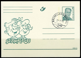 (B) België Briefkaart FDC  2000(1) - Stampilou - Cartoline Illustrate (1971-2014) [BK]