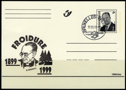 (B) België Briefkaart FDC  1999(1bis) - FROIDURE 1899-199 - Geïllustreerde Briefkaarten (1971-2014) [BK]