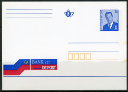 (B) België Briefkaart - Koning Albert 16 BEF Bank Van De Post - 1 - Postcards 1951-..