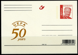 (B) België Briefkaart  2004(4) - UEFA 50 Years - Cartes Postales Illustrées (1971-2014) [BK]