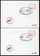 (B) ATM6A FDC Envelop 1982 - Belgica 82 - 7-10 BEF - Andere & Zonder Classificatie