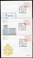 (B) ATM60 FDC Envelop 1984 - Relifil Set 9-12-23 BEF - Andere & Zonder Classificatie
