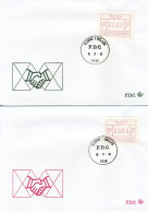 (B) ATM6 FDC Envelop 1981 - Set 6-9-14-59 BEF - 2 - Andere & Zonder Classificatie