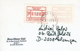(B) ATM6 FDC Briefkaart 1981 - 1-6 BEF - Autres & Non Classés