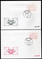 (B) ATM6 FDC Envelop 1981 - Set 6-9-14-59 BEF - Andere & Zonder Classificatie