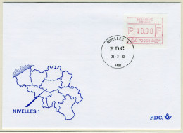 (B) ATM50 FDC Envelop 1983 - Nivelles 1 (P3050) - Autres & Non Classés