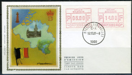 (B) ATM5 FDC Envelop Zijde 1982 - Set 6-14 BEF - Autres & Non Classés