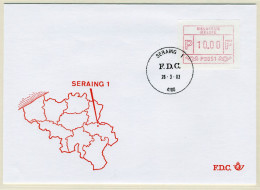 (B) ATM51 FDC Envelop 1983 - Seraing 1 (P3051) - Autres & Non Classés