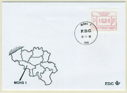 (B) ATM47 FDC Envelop 1983 - Mons 1 (P3047) - Otros & Sin Clasificación