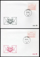 (B) ATM4 FDC Envelop 1981 - Set 6-9-14-59 BEF - 2 - Otros & Sin Clasificación